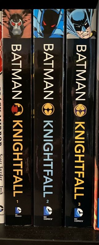 Batman Knightfall Volume 1 2 3 Tpb Complete Set Nm