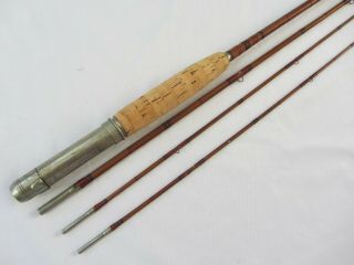 Vintage Bamboo Fly Rod 9 ' 3/2 2