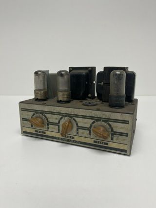Vintage Thordarson T - 30w08 A Tube Power Amplifier For Restoration 6v6 6sj7 Pa
