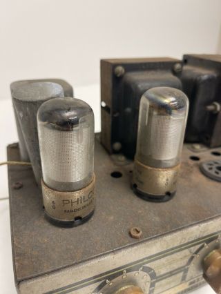 Vintage Thordarson T - 30W08 A Tube Power Amplifier For Restoration 6V6 6SJ7 PA 5