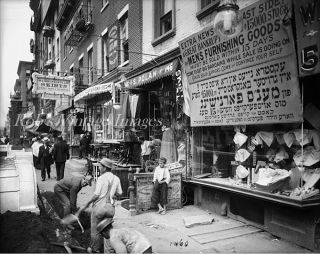 Old York City Photo Delancy St.  About 1902 Vintage Photo Print