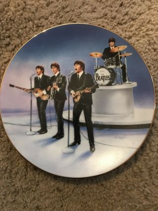The Beatles “live In Concert” Collectible Plate - Delphi,  First Issue,  18761 A