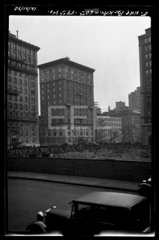 1930 Park Ave 60th St Manhattan Nyc York City Old Photo Negative H21