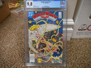 Wonder Woman 16 Cgc 9.  8 Appearance Of Silver Swan Dc 1988 Perez Movie 1st P