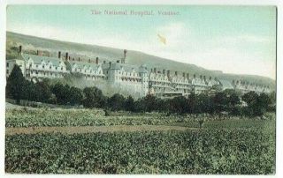 Old Postcard The National Hospital Ventnor Isle Of Wight Vintage 1907