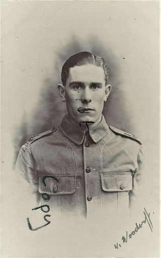 Ww1 Soldier Pte William W.  Woodruff 6th East Surrey Regiment India