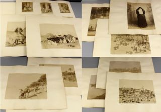 C1880s | Gabriel Lekegian Etc.  | 16 Albumen Photographs Of Egypt Inc.  10 Large