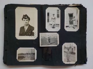 Wwii Photo Album 63 Photographs Female Wac Soldiers Women Military Ww Ii Vtg Ww2