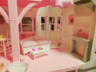 Vintage 1990s Mattel Barbie Victorian Dream House Dollhouse Foldable 5