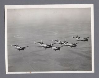 Lockheed Ventura B - 34 Formation Raf Vintage Ww2 Press Photo Censor 8
