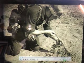 Ww2 German 16mm Film W/dvd Mine Removal Training