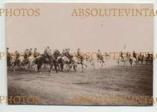 Old Chinese Photo German Cavalry Tientsin / Tianjin China Vintage C.  1900