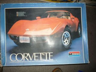 Monogram Corvette 1/8 Scale Model Kit