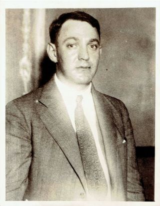 1935 Press Photo York Mobster Dutch Schultz In Federal Court For Tax Evasion