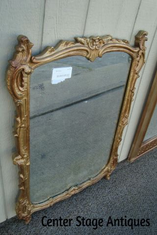 57537 Antique Veerhoff Wood And Gesso Gold Mirror