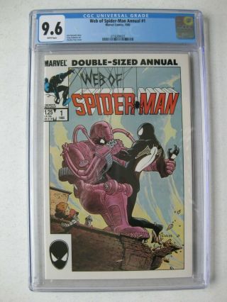 Web Of Spider - Man,  Annual 1 / Cgc 9.  6 {marvel,  1985}