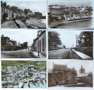Vintage Pittenweem Postcards X6
