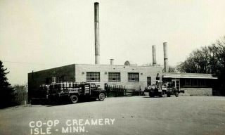 Rppc Co - Op Creamery Isle Mn.  1950 