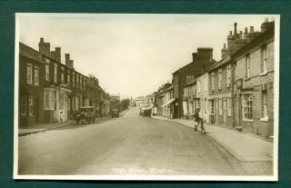 Winslow,  High Street With The Chandos Arms,  Vintage Postcard
