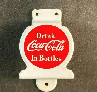 Vintage Drink Coca Cola In Bottles Wall Bottle Opener Rare Old Advertising Sign