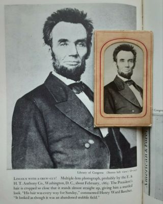 President Abraham Lincoln Cdv - (103c) E.  & H.  T.  Anthony - Feb.  1865 - Revenue April 10.
