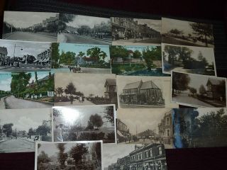 18 Vintage Postcards Wealdstone Middlesex 1900 
