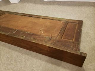 1900s Large Arts and Crafts Movement Mission Quartersawn Oak Wall Mirror 4