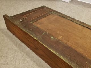 1900s Large Arts and Crafts Movement Mission Quartersawn Oak Wall Mirror 6