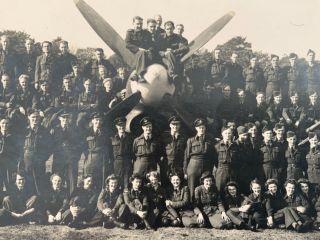 Ww2 Raf Typhoon 2nd Tactical Airforce Squadron Photograph