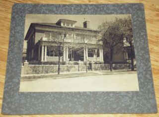Old Photo Large House 133 S.  Hickory Street In Mt.  Carmel,  Pa Haas Studio