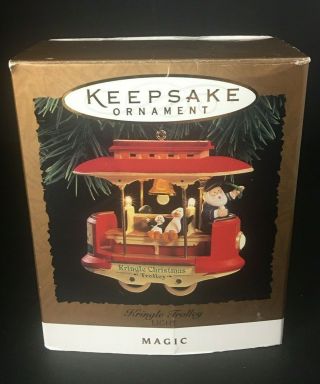 Kringle Trolley Hallmark Keepsake Ornament 1994