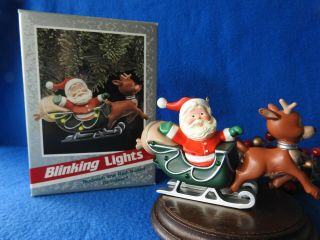 Hallmark Ornament 1989 Rudolph The Red - Nosed Reindeer Magic Blinking Lights
