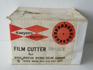 View - Master Cutter / Punch For Making Personal Reels Taken With Mark Ii Camera