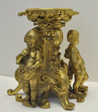 Antique Mid 19th C Henri Picard Louis Xv - Style Gilt Bronze 8.  5 " X 8 " Centerpiece