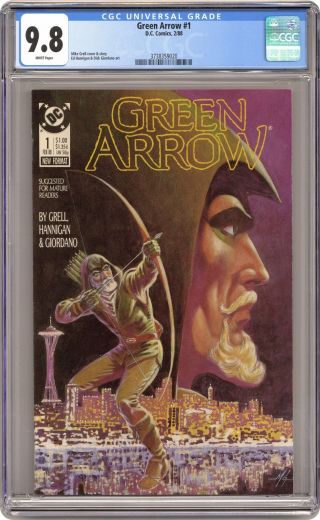 Green Arrow 1 Cgc 9.  8 1988 3738359020