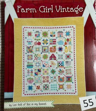 Farmhouse Lane Quilt Kit By Lori Holt Of Bee In My Bonnet Farm Girl Vintage Book