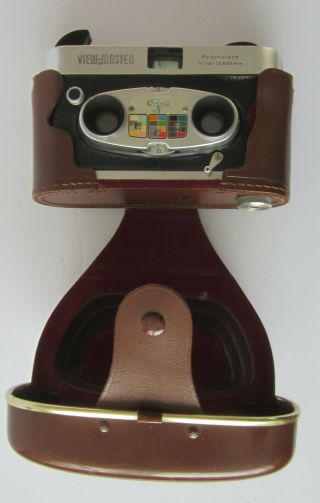 View - Master Mark II German - made Stereo 3 - D Camera for Personal Reels with Case 2