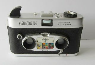 View - Master Mark II German - made Stereo 3 - D Camera for Personal Reels with Case 3