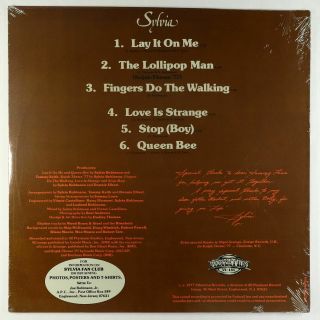Sylvia - Lay It On Me LP - Vibration 2