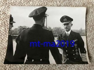 Ww2 Press Photograph - German Kriegsmarine Grand Admiral Karl Donitz 1943