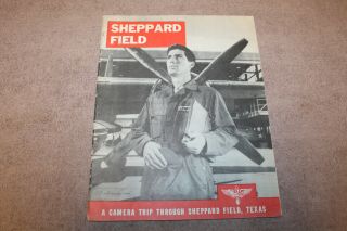 Ww2 U.  S.  Aaf " Sheppard Field " (texas) Air Field Photo Booklet,  Vg
