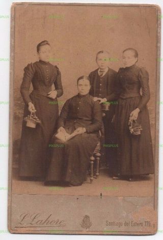 Old Cabinet Photo Studio Group Leon Sahore Buenos Aires Argentina South America