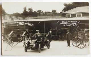 Felixstowe,  Ordnance Hotel,  Garage - C.  1910 