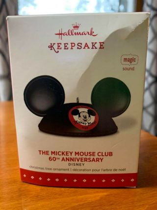 Hallmark Keepsake Ornament 2015 The Mickey Mouse Club 60th Anniversary