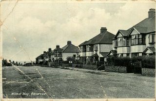 Wilmot Way,  Banstead,  Surrey 1958 Vintage Postcard