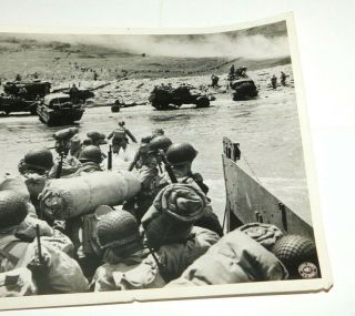WW2 June 7,  1944 D - Day Official War Department Signal Corps Photo, 3