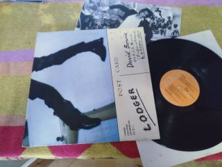 David Bowie Post Card Vinyl Lp Record 12 " W/inners Gatefold Sleeve