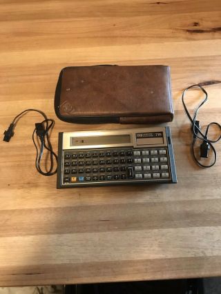 Vintage Hp Hewlett Packard 71b Scientific Calculator Pocket Computer