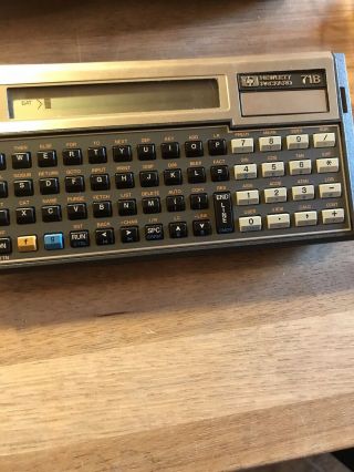Vintage HP Hewlett Packard 71B Scientific Calculator Pocket Computer 2