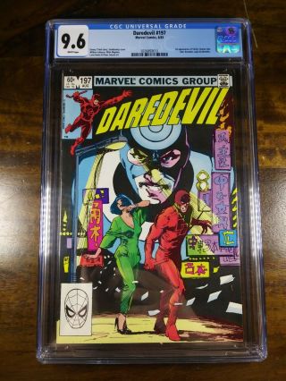 Daredevil 197 (aug 1983,  Marvel) Cgc 9.  6 White Pages 1st Yuriko Oyama
